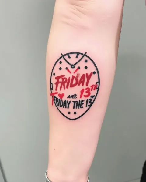 Tatuajes Flash del 13 de viernes: diseños únicos para fans del terror