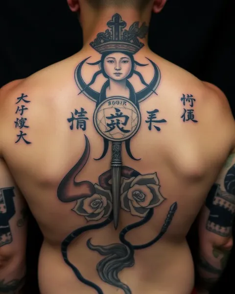 Tatuajes católicos taoístas: Fusion de creencias orientales y occidentales