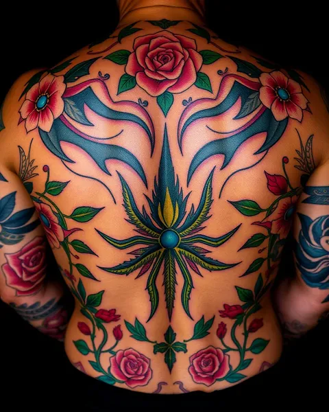 Tatuajes coloridos para los fashionistas y audaces