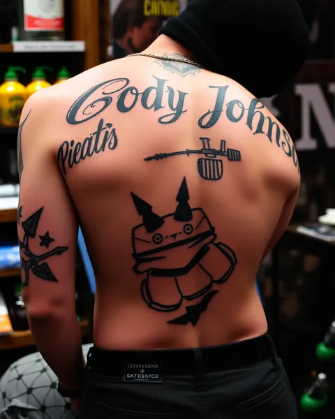 Tatuajes de Cody Johnson: una forma artística única