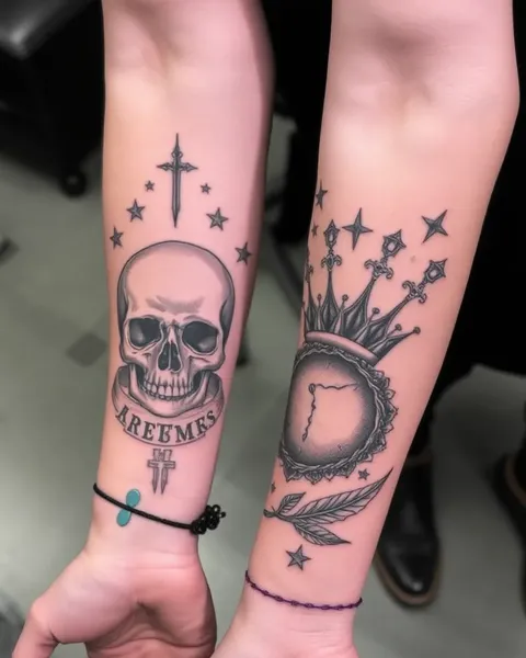 Tatuajes de Cráneo en Antebrazo: Arte Desconventual y Atractivo