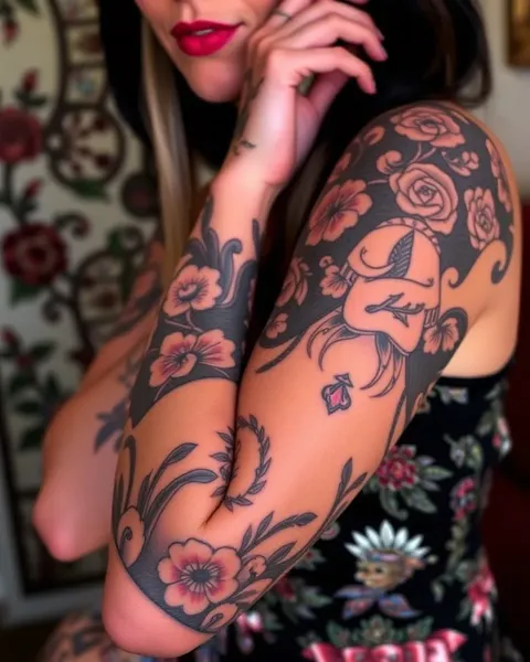 Tatuajes de Cubierta para la Piel de la Mujer