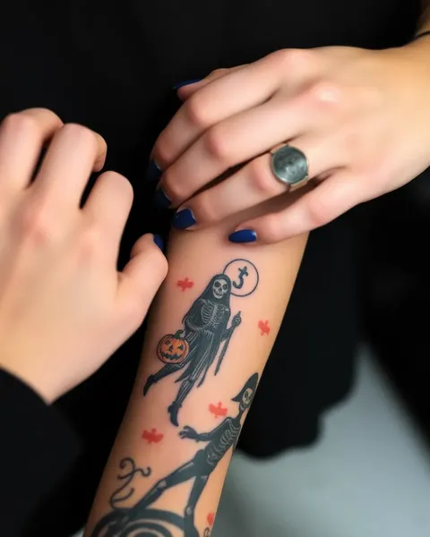 Tatuajes de Halloween pequeños: un marca permanente de identidad