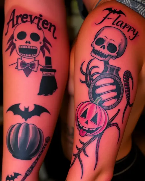 Tatuajes de Halloween: un símbolo de miedo