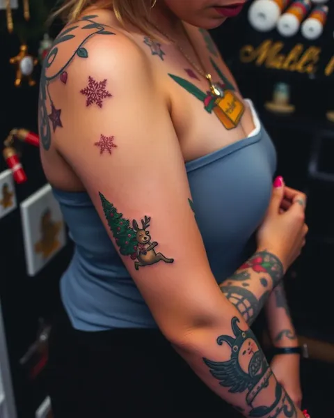 Tatuajes de Navidad para divertirse durante las vacaciones