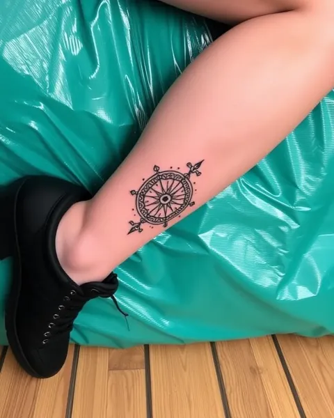 Tatuajes de Pierna Simples para Inspiración para Varones