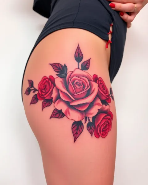 Tatuajes de Rosas en la Rodilla Significado