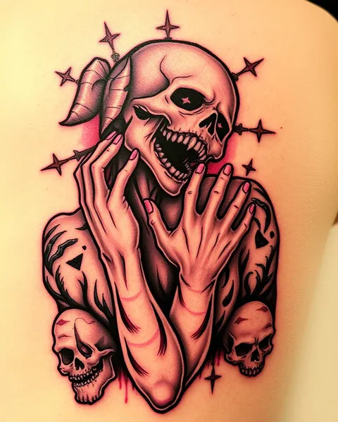 Tatuajes de Terror: Diseños Corporales Desagradables y Inquietantes