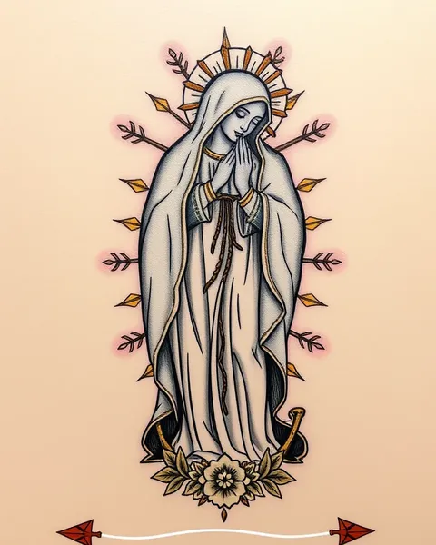 Tatuajes de Virgen María: Representación de amor