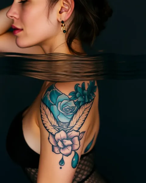 Tatuajes de agua vibrantes para los fashionably fierces