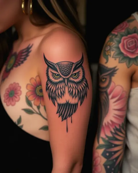 Tatuajes de búho hermosos para mujeres y hombres