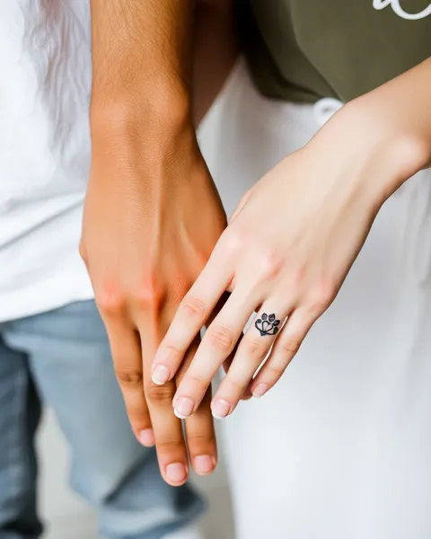 Tatuajes de dedos de pareja: Una forma hermosa de expresión personal