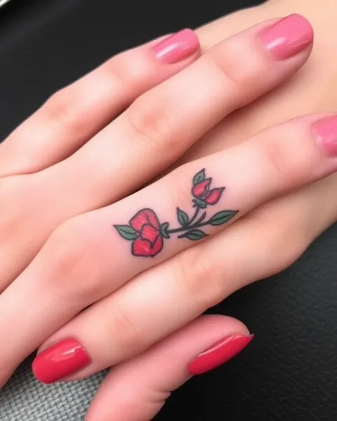 Tatuajes de dedos elegantes para mujeres: inspiración de tatuajes de dedos estilosos