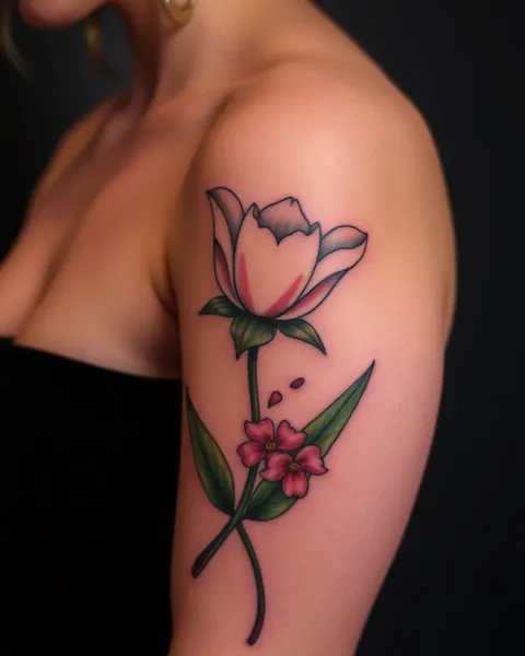 Tatuajes de flor de nacimiento de abril: Celebrar cumpleaños de abril con tatuajes