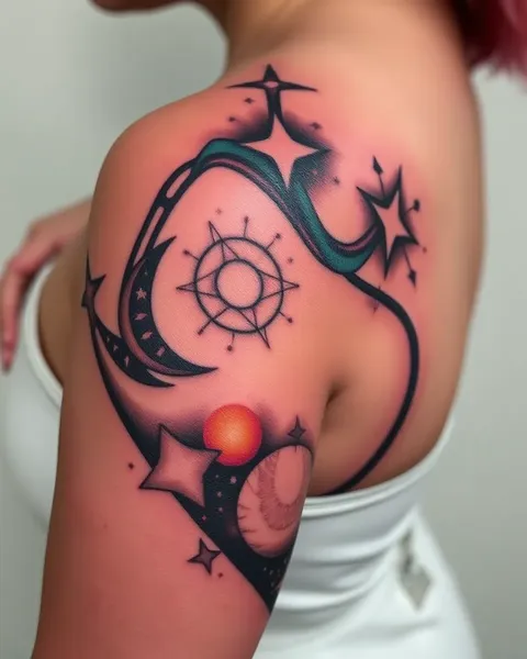 Tatuajes de galaxia: un viaje a través del cosmos