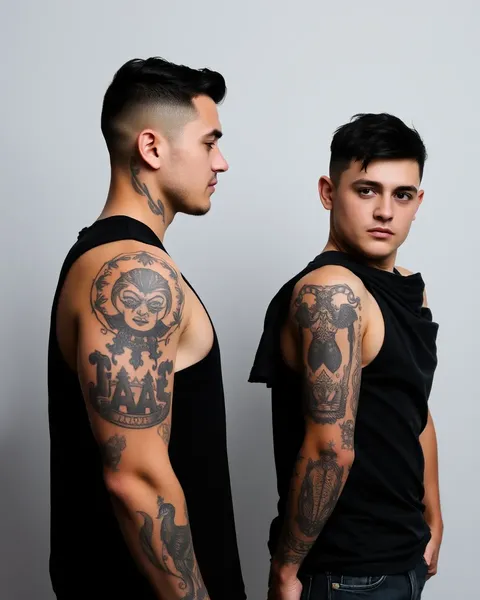 Tatuajes de hermano hermano para hombres y mujeres