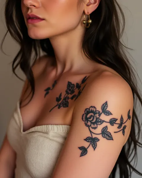 Tatuajes de hombro para mujeres: Un statement de moda audaz