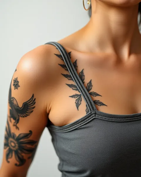 Tatuajes de hombro para mujeres: arte corporal único