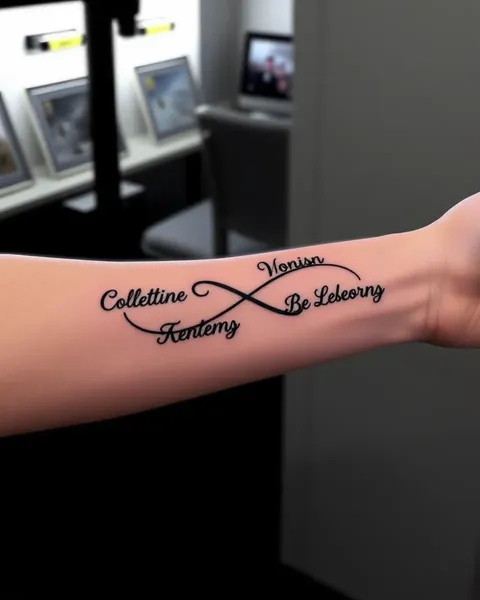 Tatuajes de infinito con nombres: Legado duradero en tinta