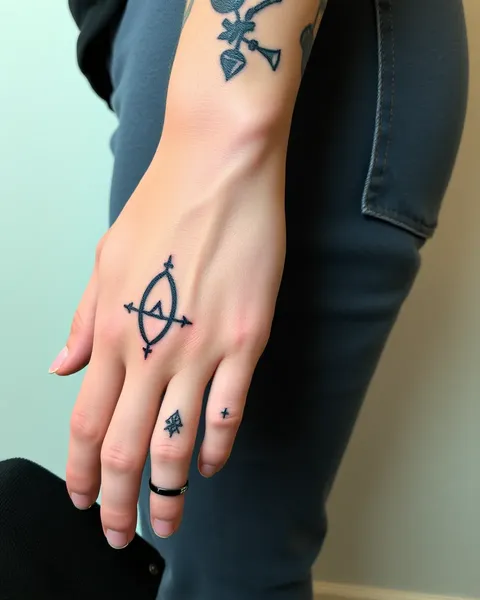 Tatuajes de mano adorables: Tatuajes digitales whimsical