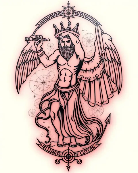 Tatuajes de mitología griega: símbolos antiguos de poder y belleza