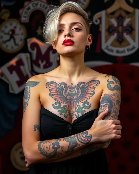 Tatuajes de modelos: una plataforma para la expresión personal