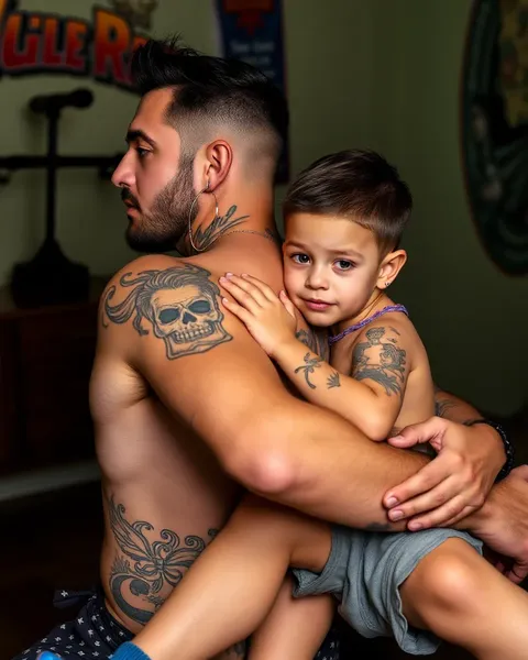 Tatuajes de padre e hijo: una tradición familiar