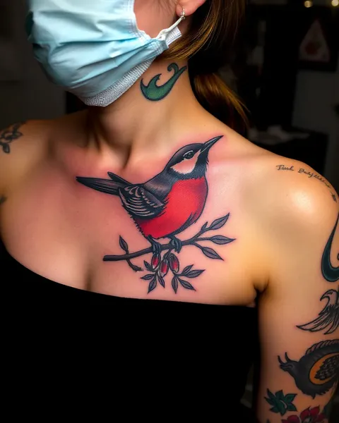 Tatuajes de pájaro: arte corporal único y creativo