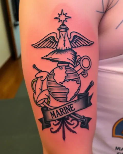 Tatuajes del Cuerpo de Marines: Una Reflexión de Valores Inquebrantables