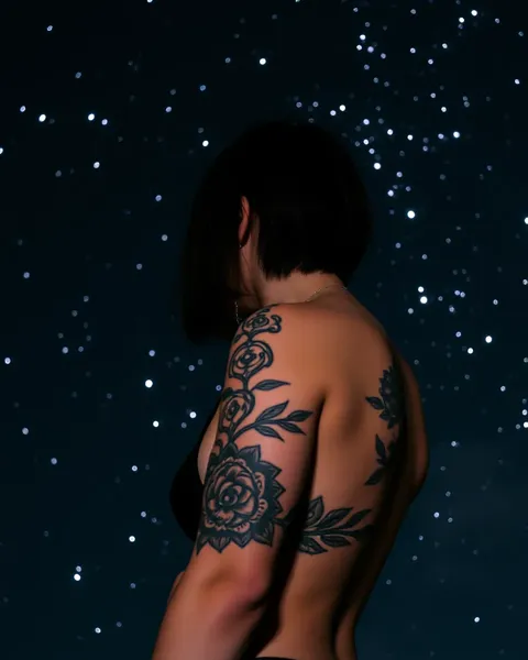 Tatuajes del cielo nocturno: un sueño celestial