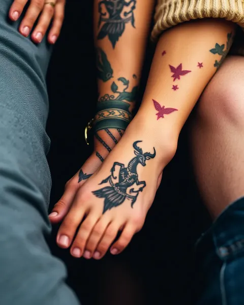 Tatuajes en el pie en hombres: una tendencia de tatuaje