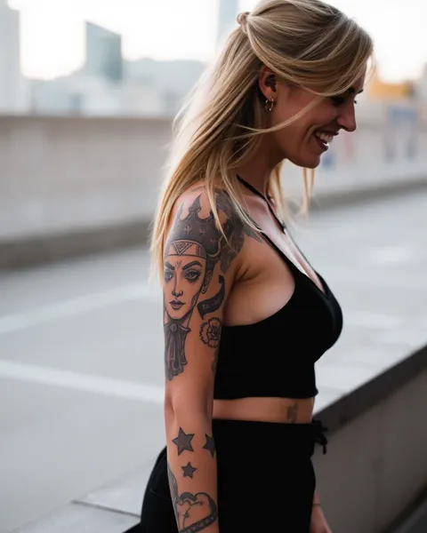 Tatuajes femeninos laterales: tendencia de arte corporal popular