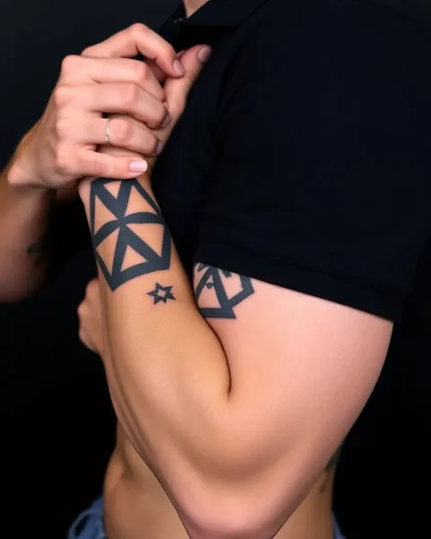 Tatuajes geométricos para hombres - patrones intrincados