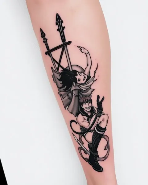 Tatuajes inspirados en personajes de Attack on Titan