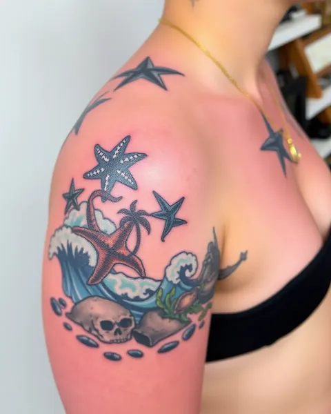 Tatuajes inusuales con tema oceánico para los valientes