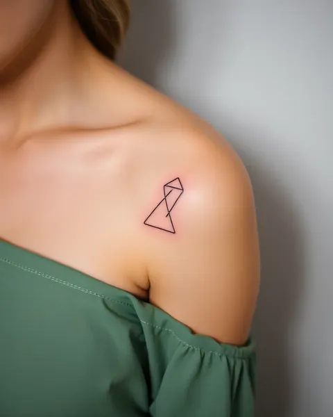 Tatuajes lineales sencillos para los valientes