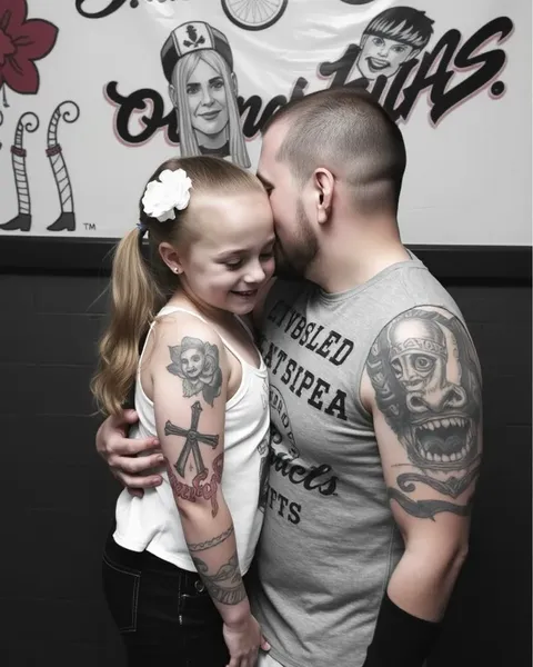 Tatuajes padre-hija: tradición familiar apreciada