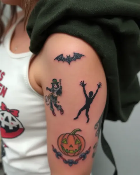 Tatuajes pequeños de Halloween: una celebración del miedo