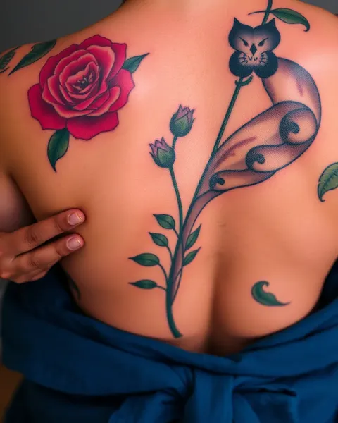 Tatuajes personalizados de colores para estilo personal