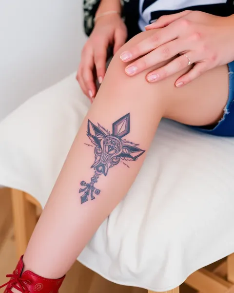 Tatuajes por encima de la rodilla: una elección fashionista y audaz