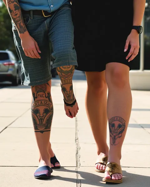 Tatuajes que celebran a los padres y sus hijos