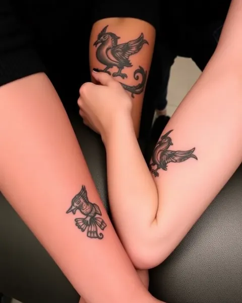 Tatuajes que se ajustan para parejas: Tinta para él y ella