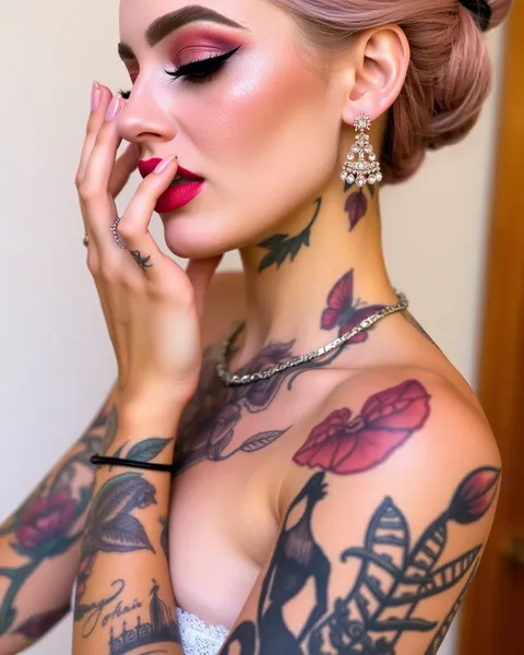 Tatuajes y maquillaje: una unión hermosa