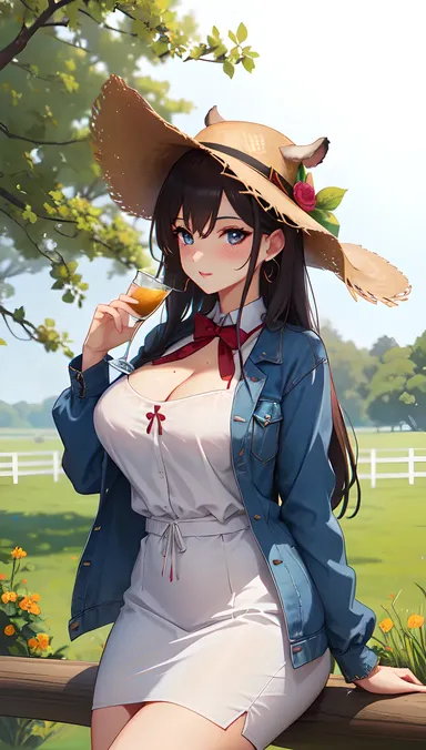 Tema Gráfico y Provoquero de Cow Girl Hentai en Línea