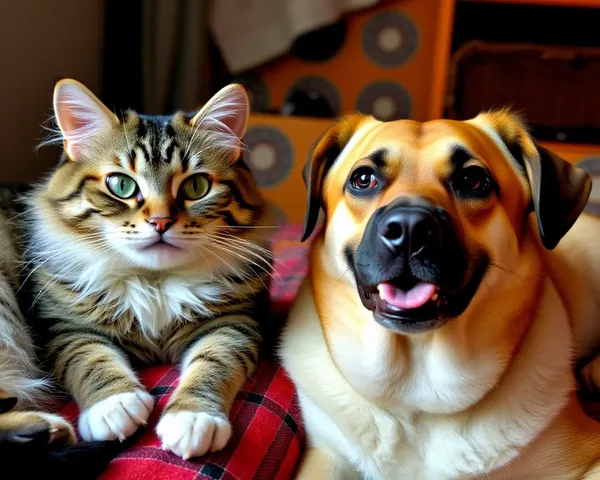 Tiempos de Diversión con Fotos de Gatos y Perros Divertidos