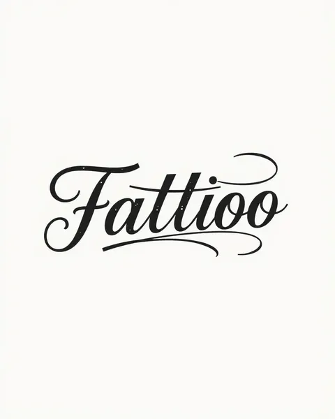 Tipografías de tatuaje cursiva para diseños personalizados