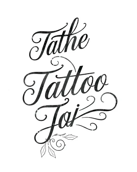 Tipografías de tatuajes en estilos cursivos para diseños personalizados