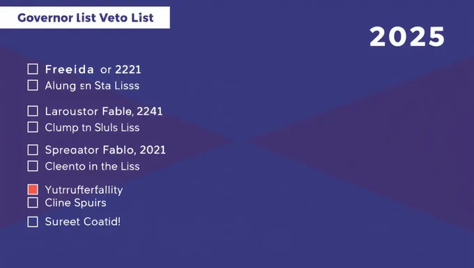 Toma de nota clave explicada de la lista de veto del gobernador de Florida 2025