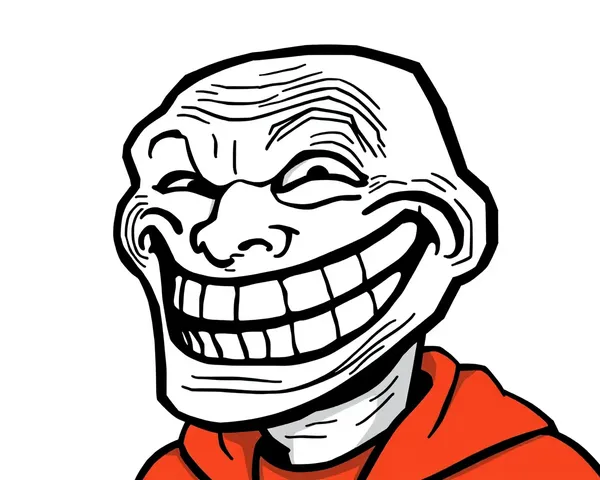 Trollface PNG: Representación de la Naturaleza Sarcasta de los Trolls en Línea