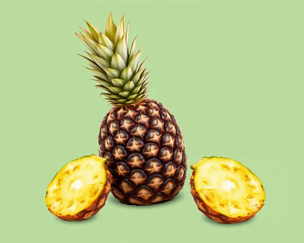 Tutorial de Edición de Foto de Piña en Formato PNG